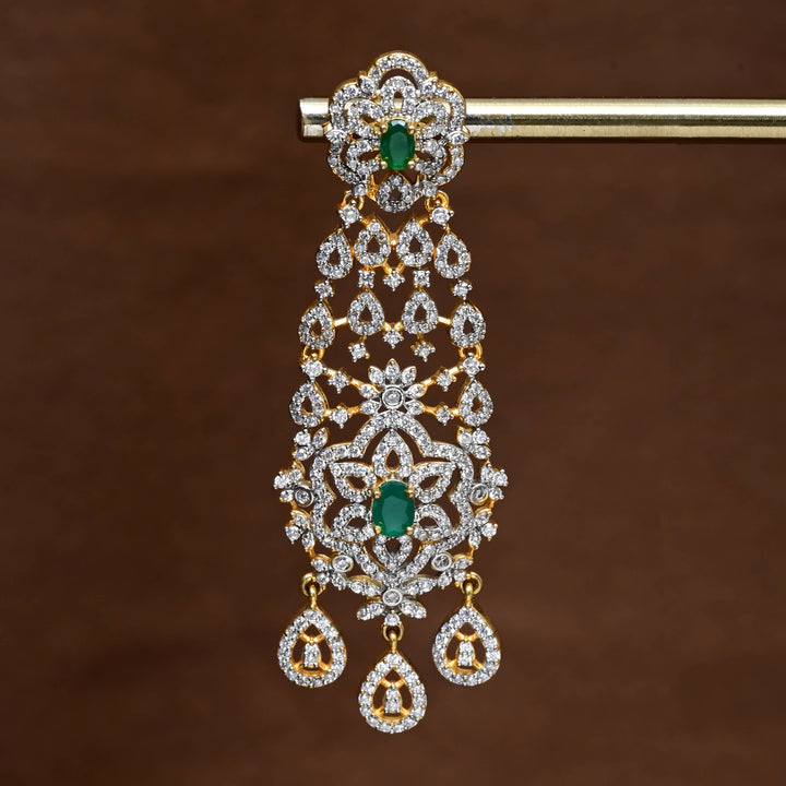 CZ Diamond Finish Earrings