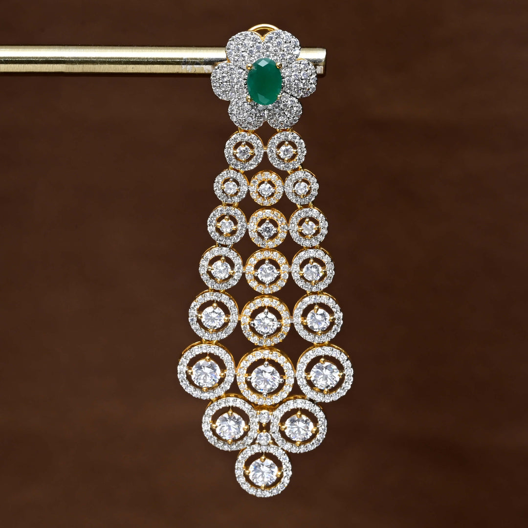 CZ Diamond Finish Earrings