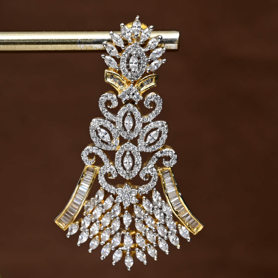 CZ Diamond Finish Earrings
