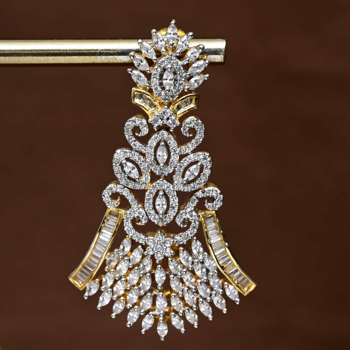 CZ Diamond Finish Earrings
