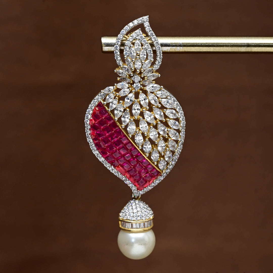 CZ Diamond Finish Earrings