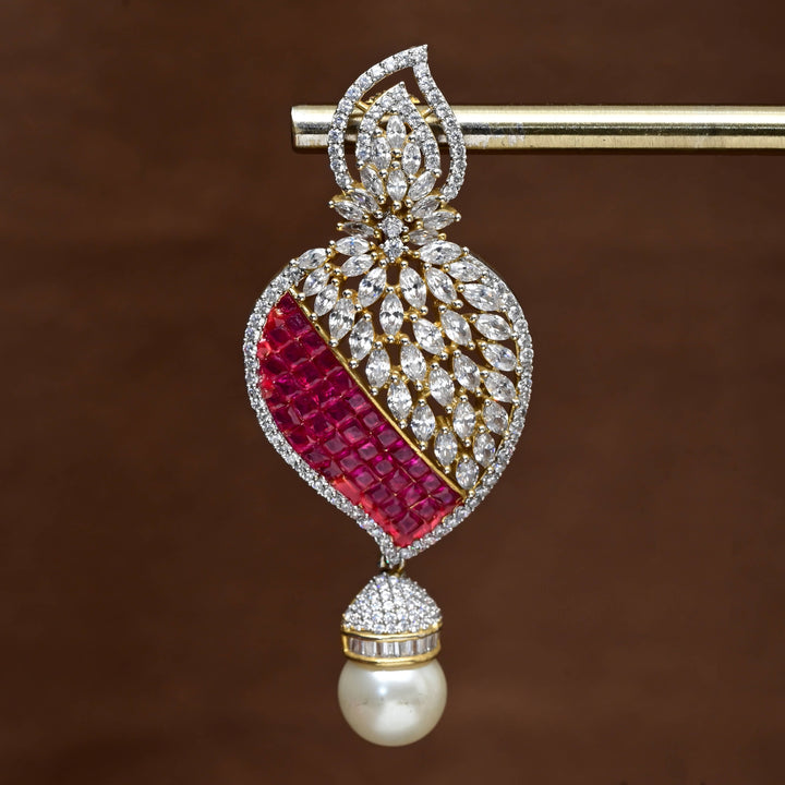 CZ Diamond Finish Earrings