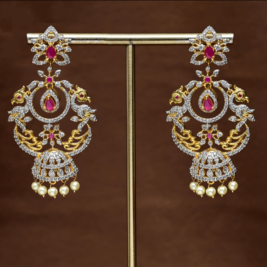 CZ Diamond Finish Earrings