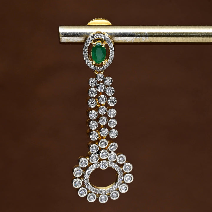 CZ Diamond Finish Earrings