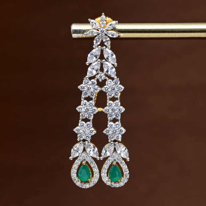 CZ Diamond Finish Earrings