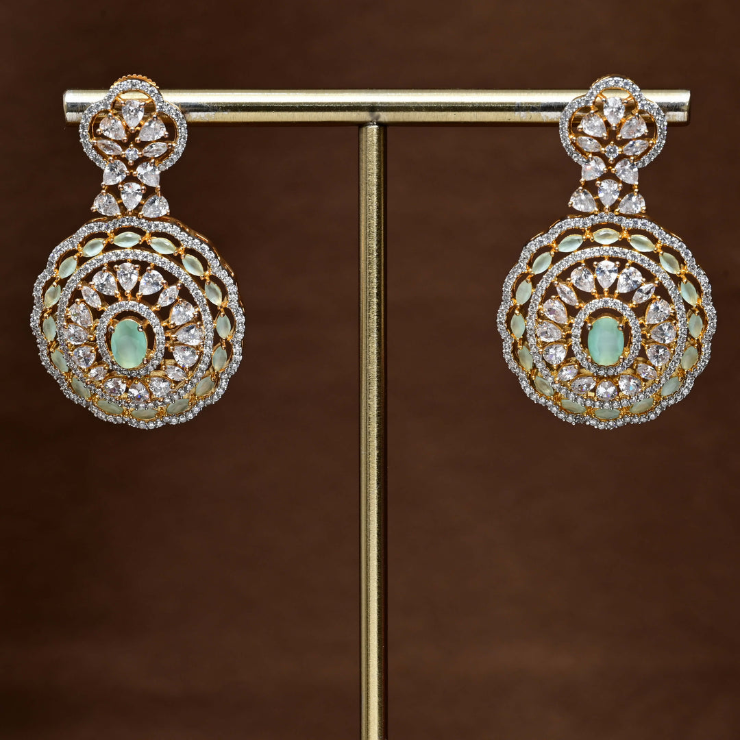 CZ Diamond Finish Earrings