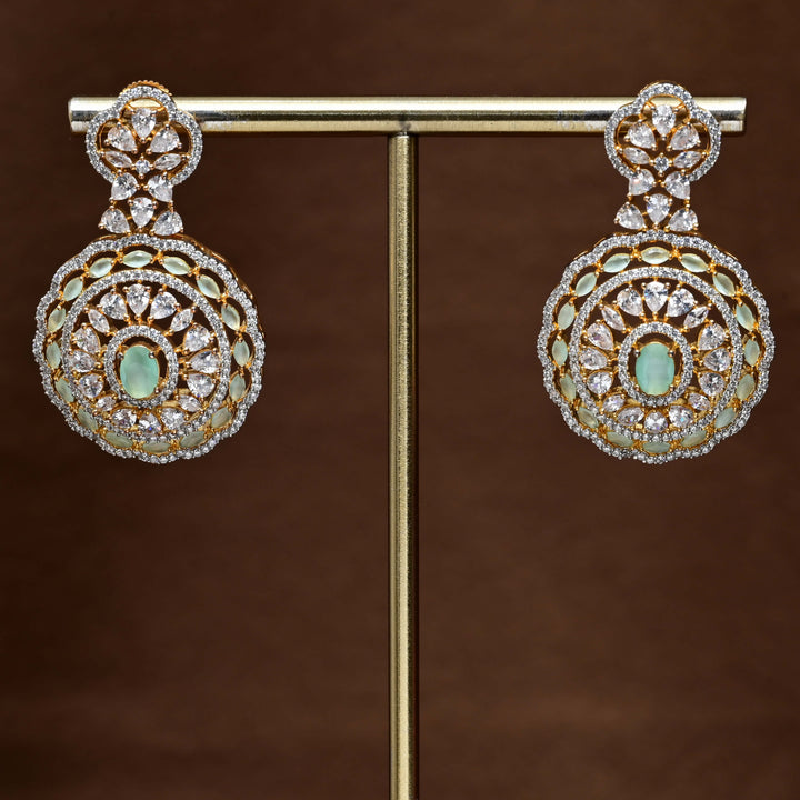 CZ Diamond Finish Earrings