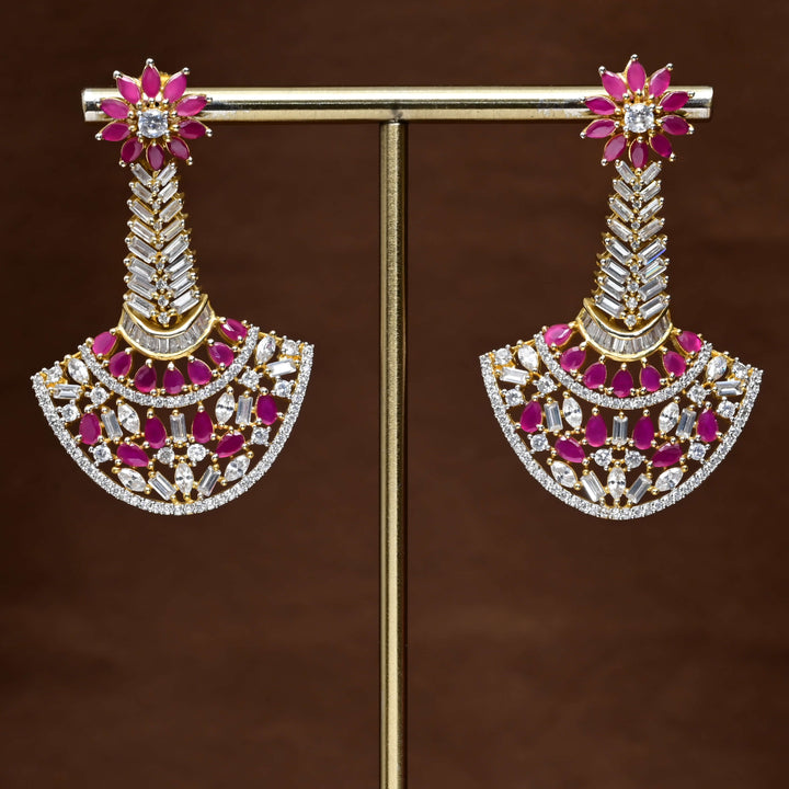 CZ Diamond Finish Earrings