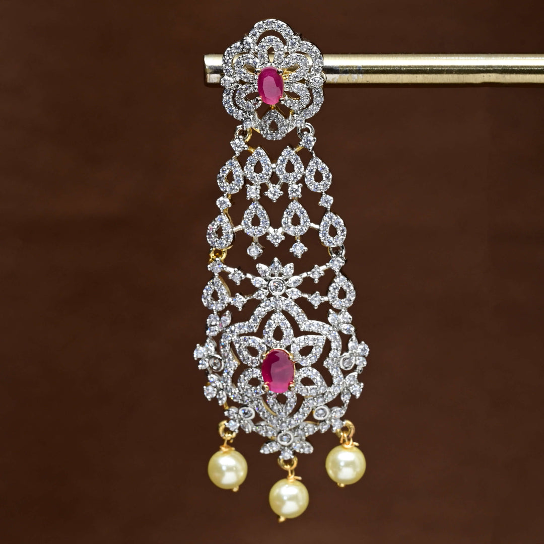 CZ Diamond Finish Earrings