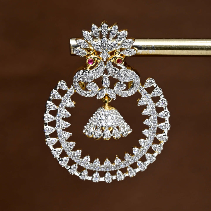 CZ Diamond Finish Earrings