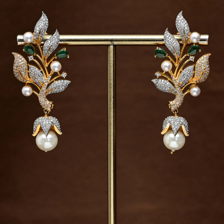 CZ Diamond Finish Earrings