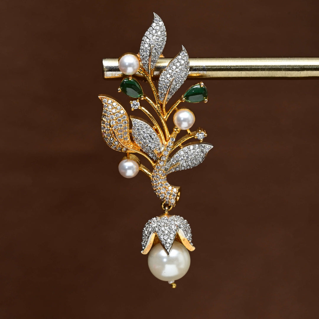 CZ Diamond Finish Earrings