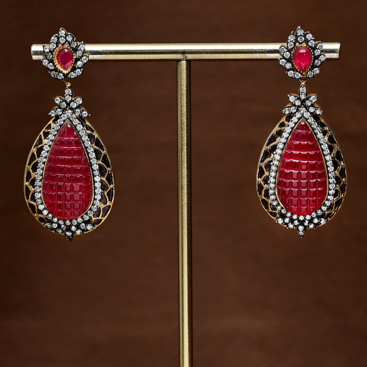 CZ Diamond Finish Earrings