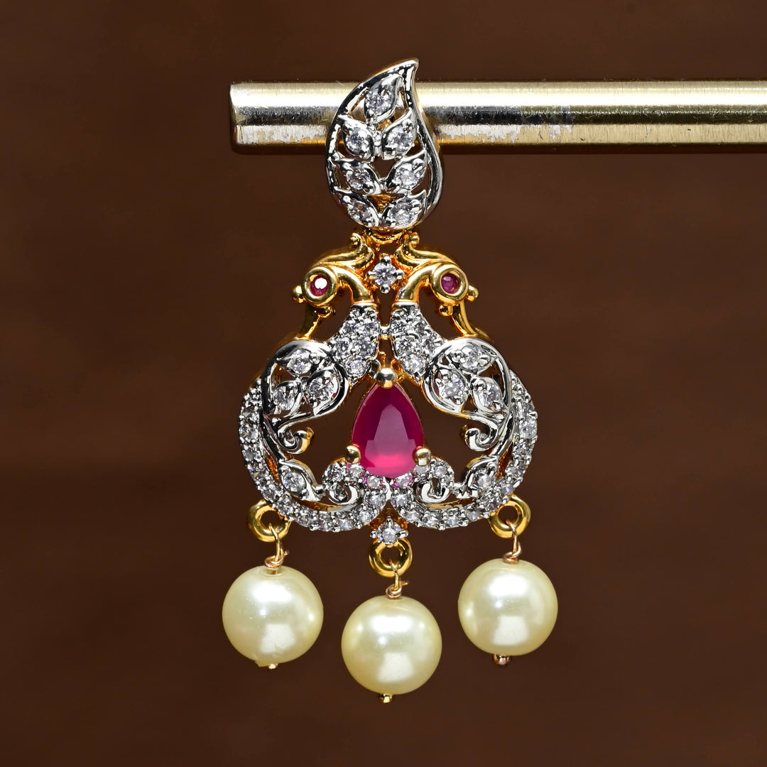 CZ Diamond Finish Earrings