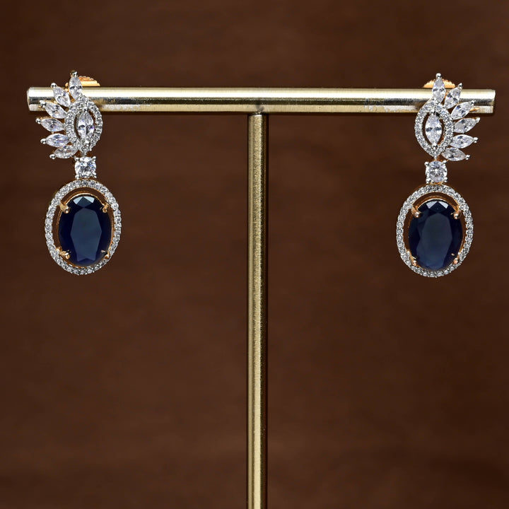 CZ Diamond Finish Earrings