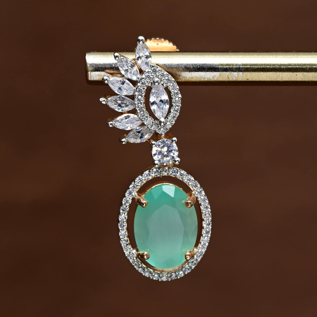 CZ Diamond Finish Earrings