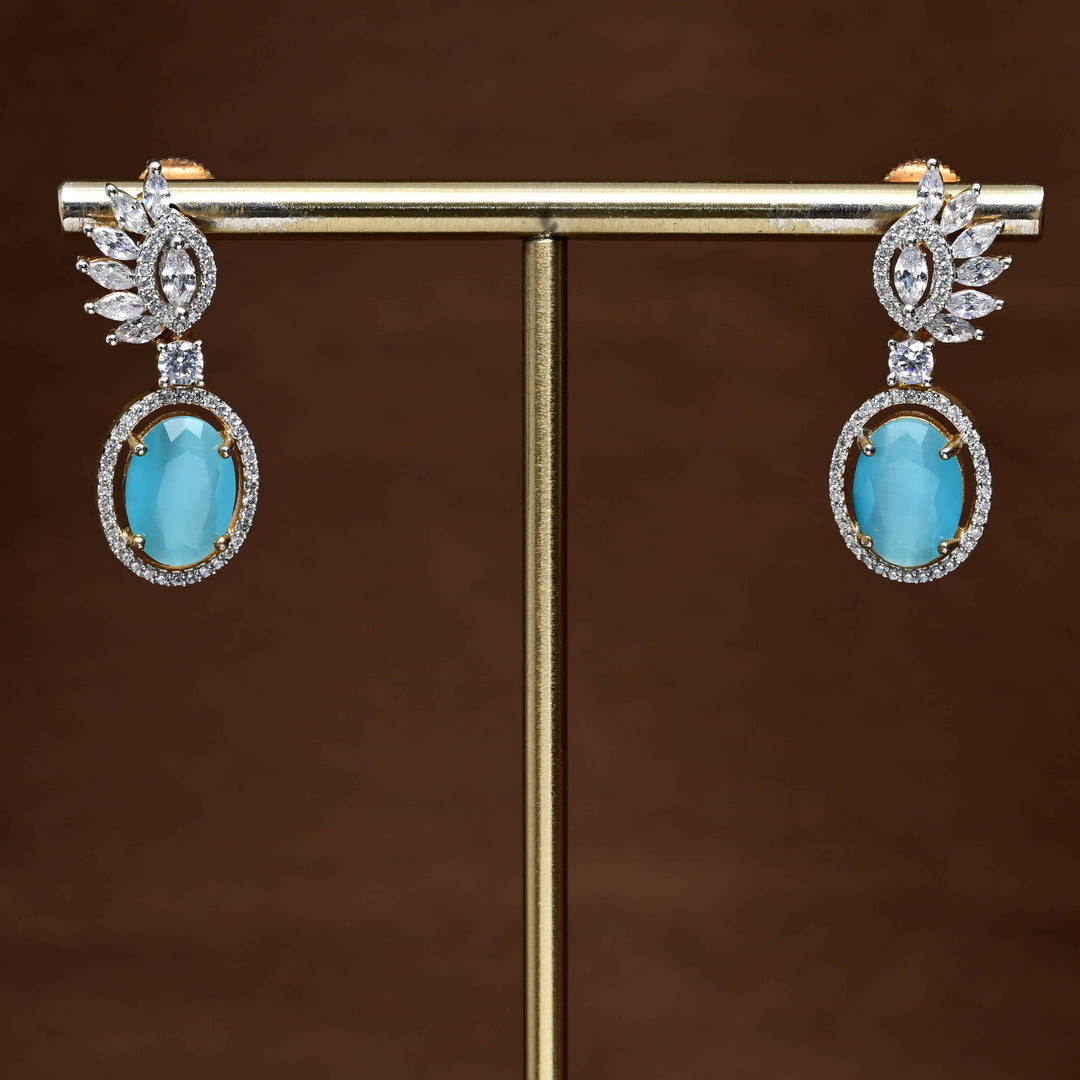 CZ Diamond Finish Earrings