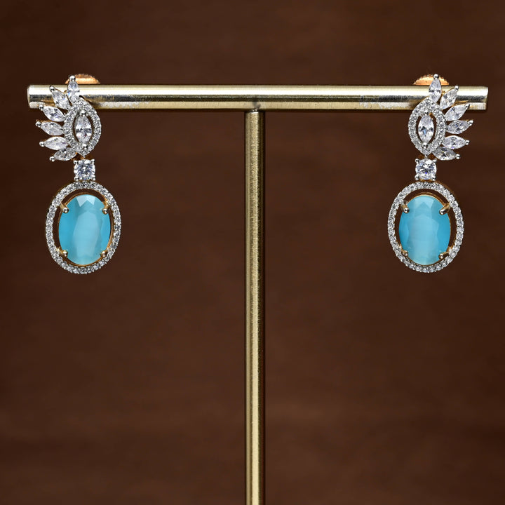 CZ Diamond Finish Earrings