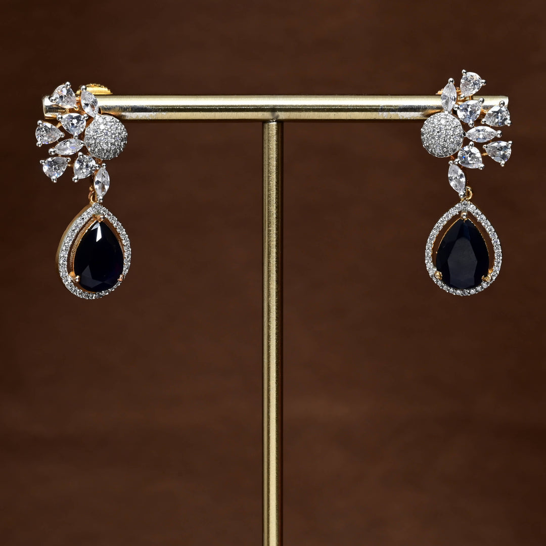 CZ Diamond Finish Earrings