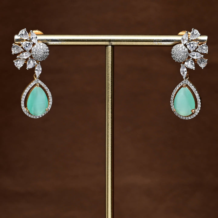 CZ Diamond Finish Earrings