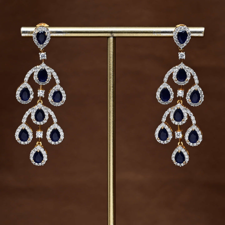 CZ Diamond Finish Earrings
