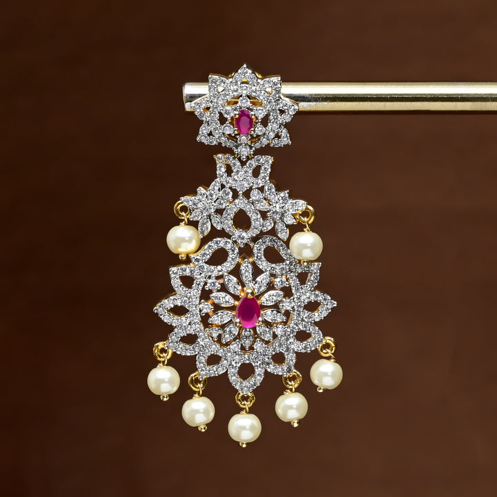 CZ Diamond Finish Earrings