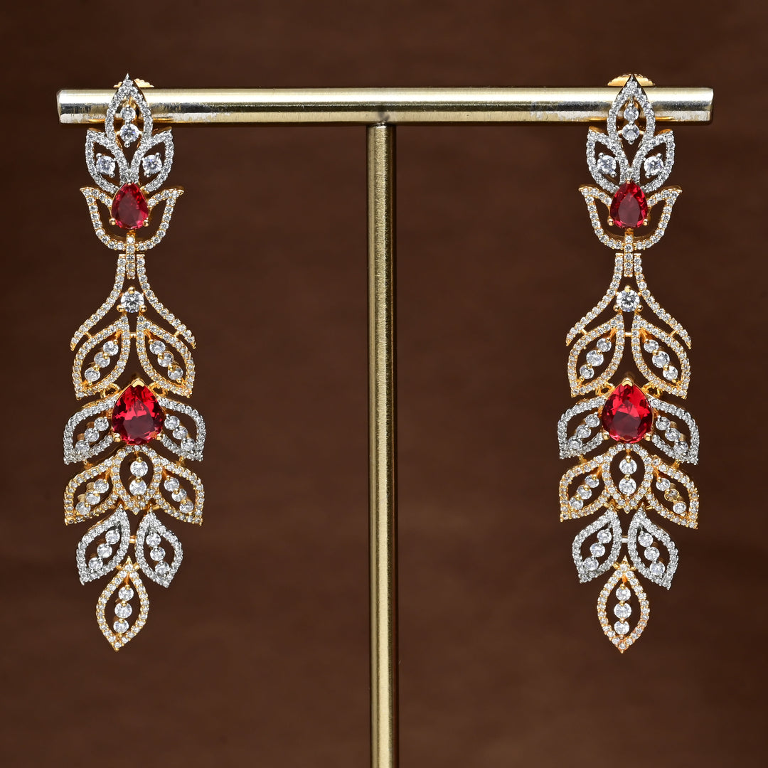 CZ Diamond Finish Earrings