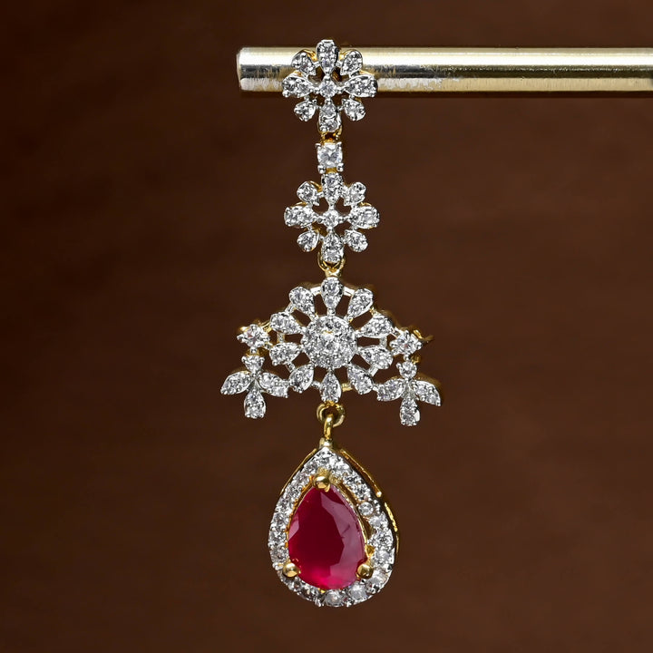 CZ Diamond Finish Earrings