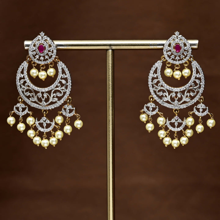 CZ Diamond Finish Earrings