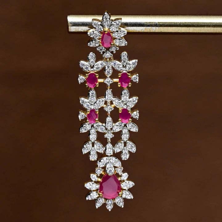 CZ Diamond Finish Earrings