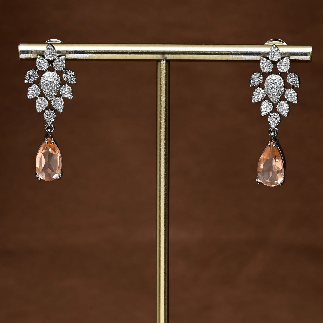 CZ Diamond Finish Earrings
