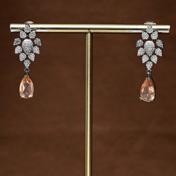 CZ Diamond Finish Earrings