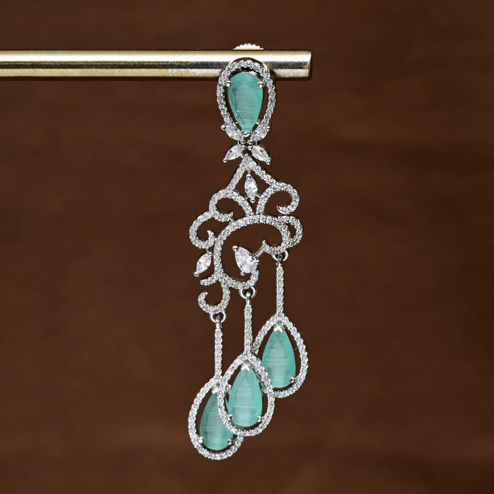 CZ Diamond Finish Earrings