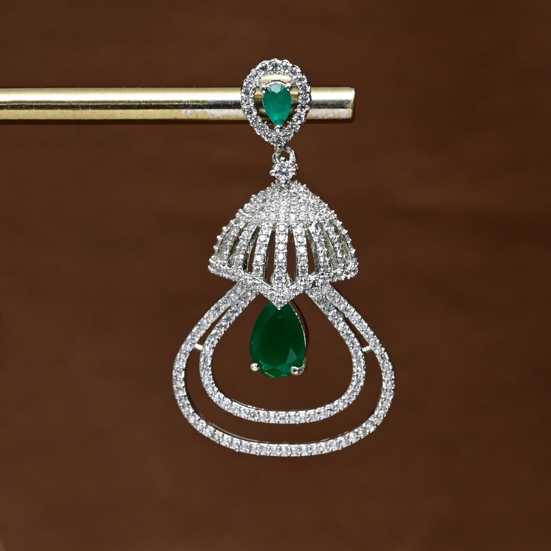 CZ Diamond Finish Earrings