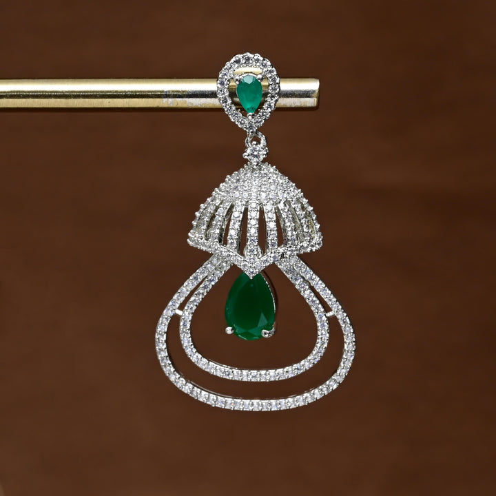 CZ Diamond Finish Earrings