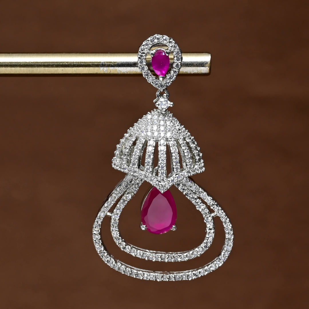 CZ Diamond Finish Earrings