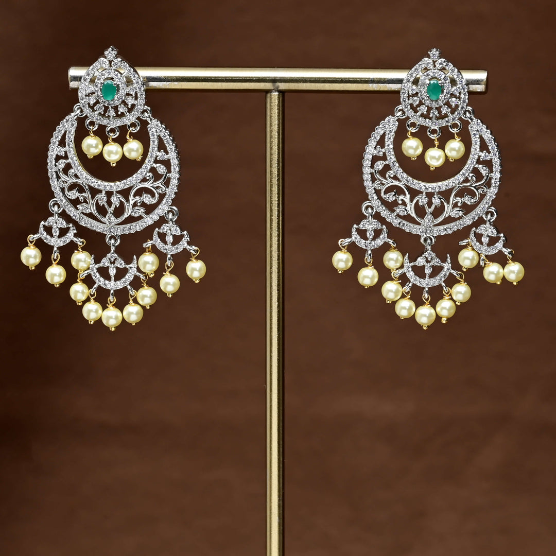 CZ Diamond Finish Earrings