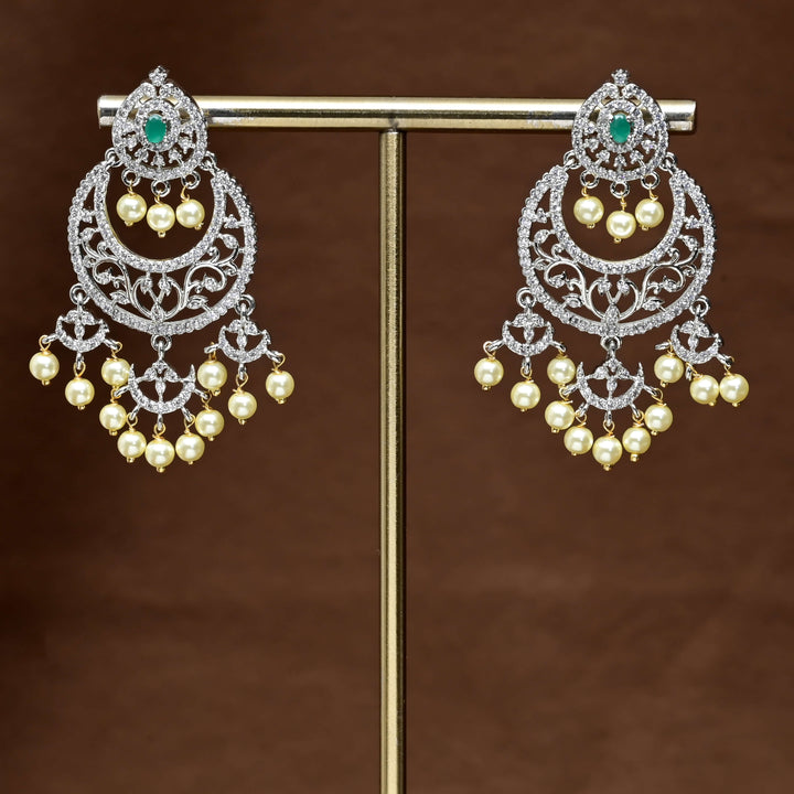 CZ Diamond Finish Earrings