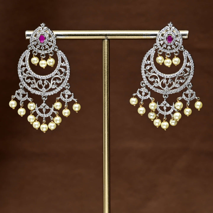 CZ Diamond Finish Earrings