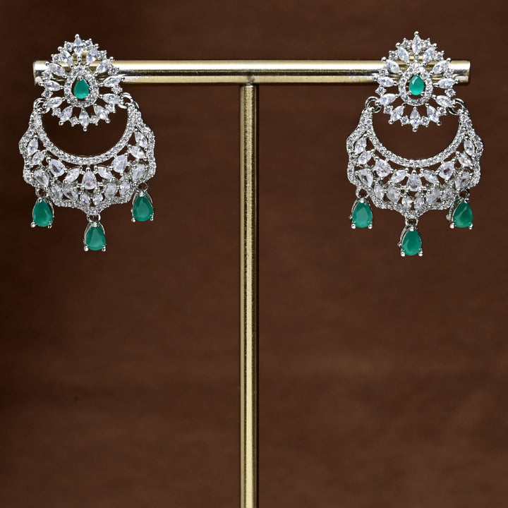 CZ Diamond Finish Earrings