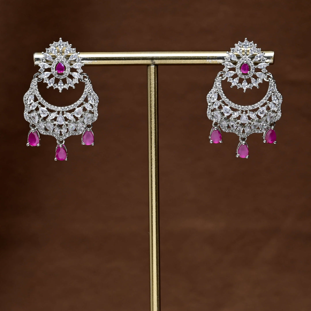 CZ Diamond Finish Earrings