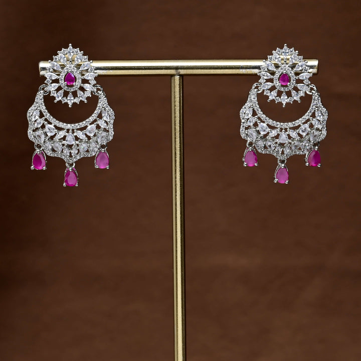 CZ Diamond Finish Earrings