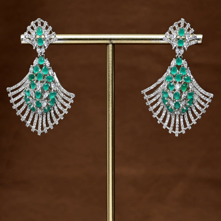 CZ Diamond Finish Earrings