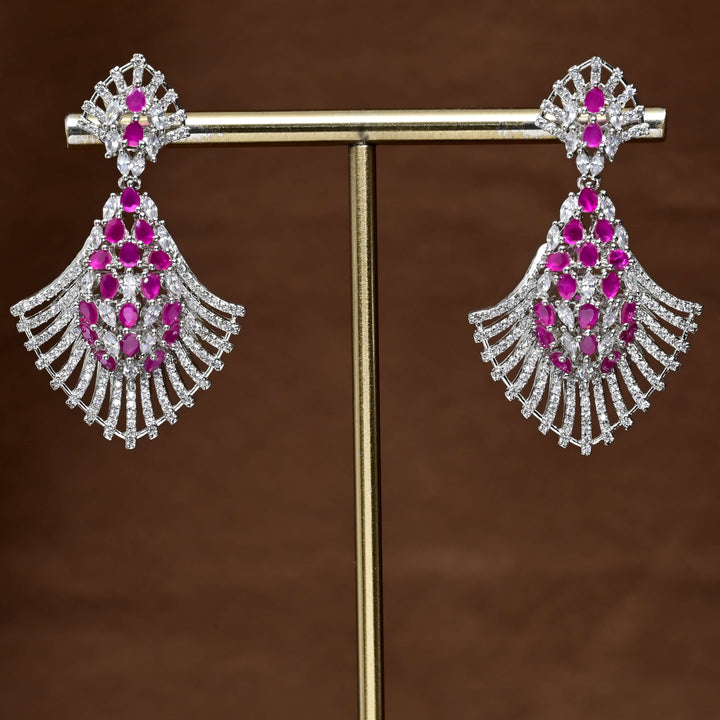 CZ Diamond Finish Earrings