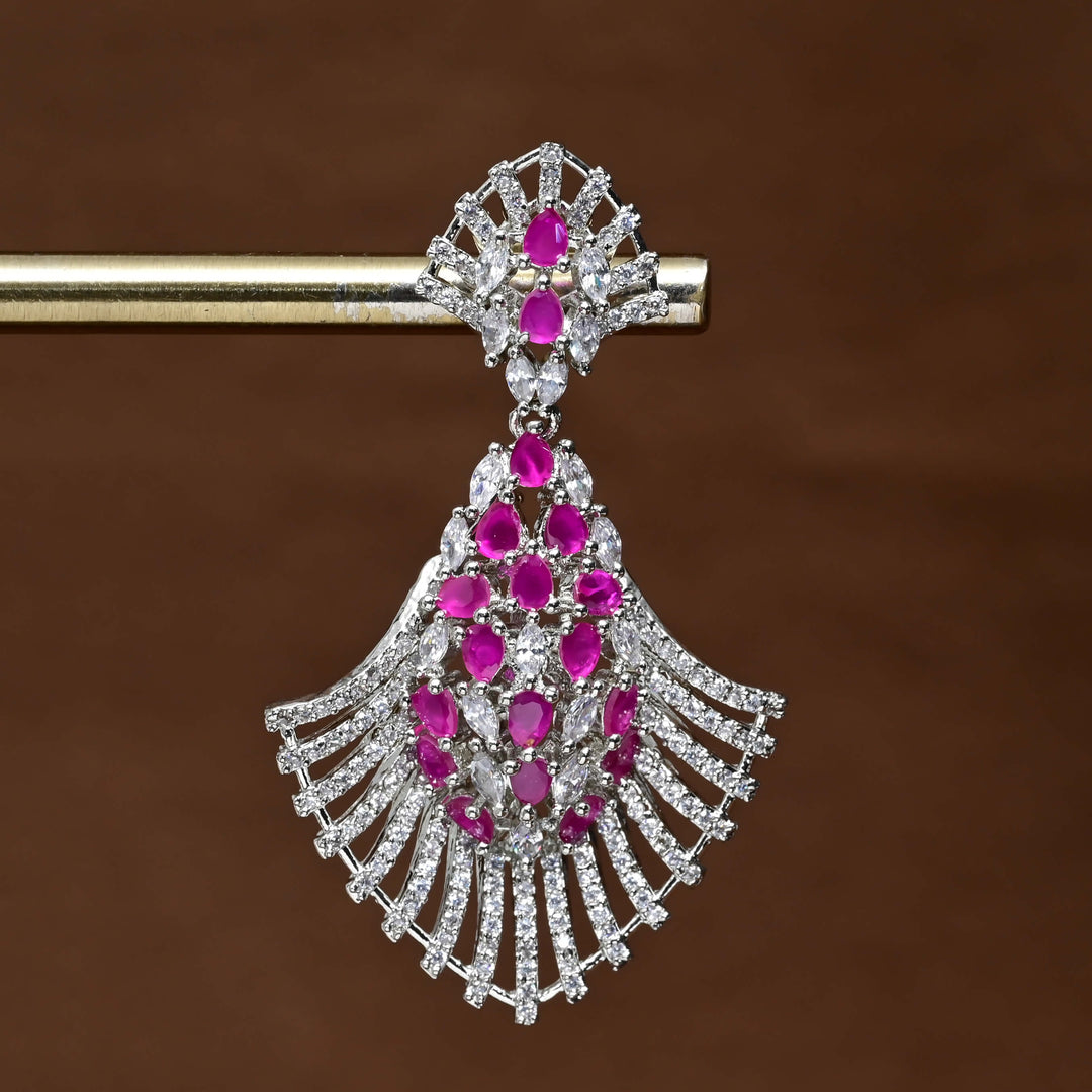CZ Diamond Finish Earrings