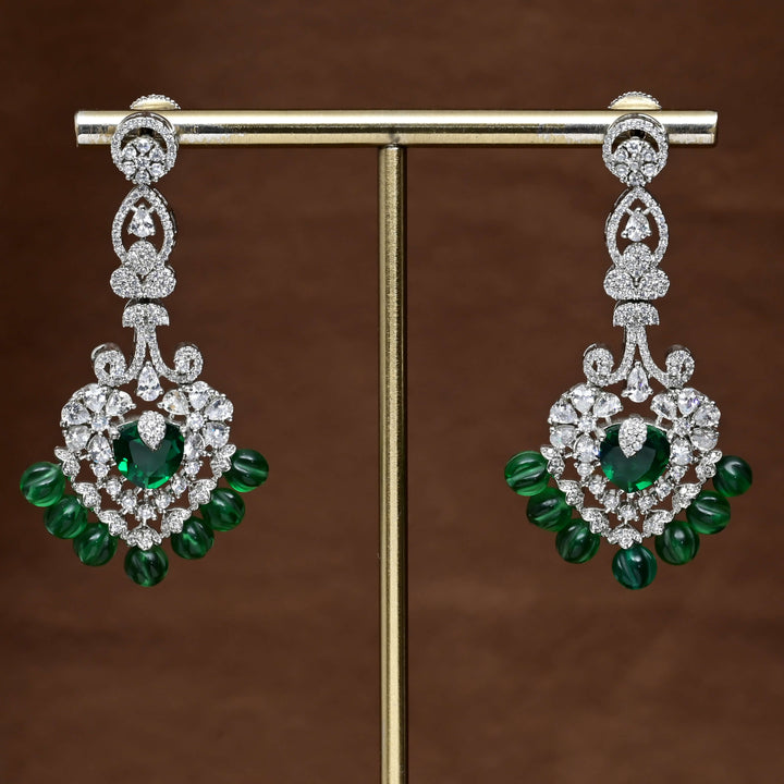 CZ Diamond Finish Earrings