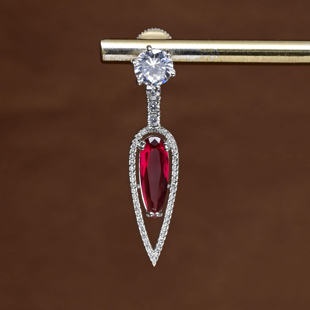 CZ Diamond Finish Earrings
