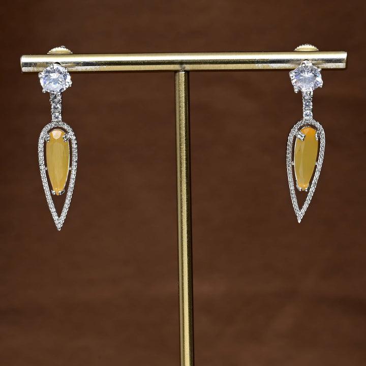 CZ Diamond Finish Earrings