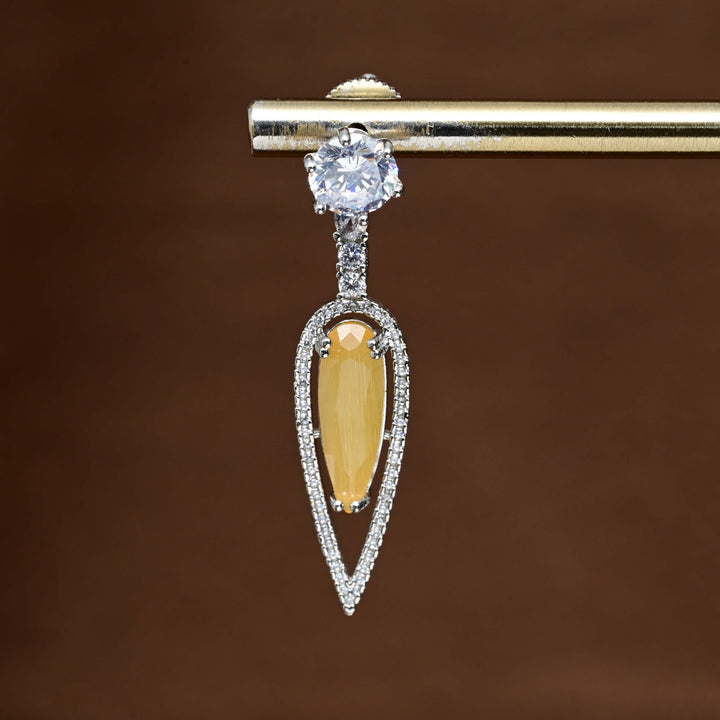 CZ Diamond Finish Earrings