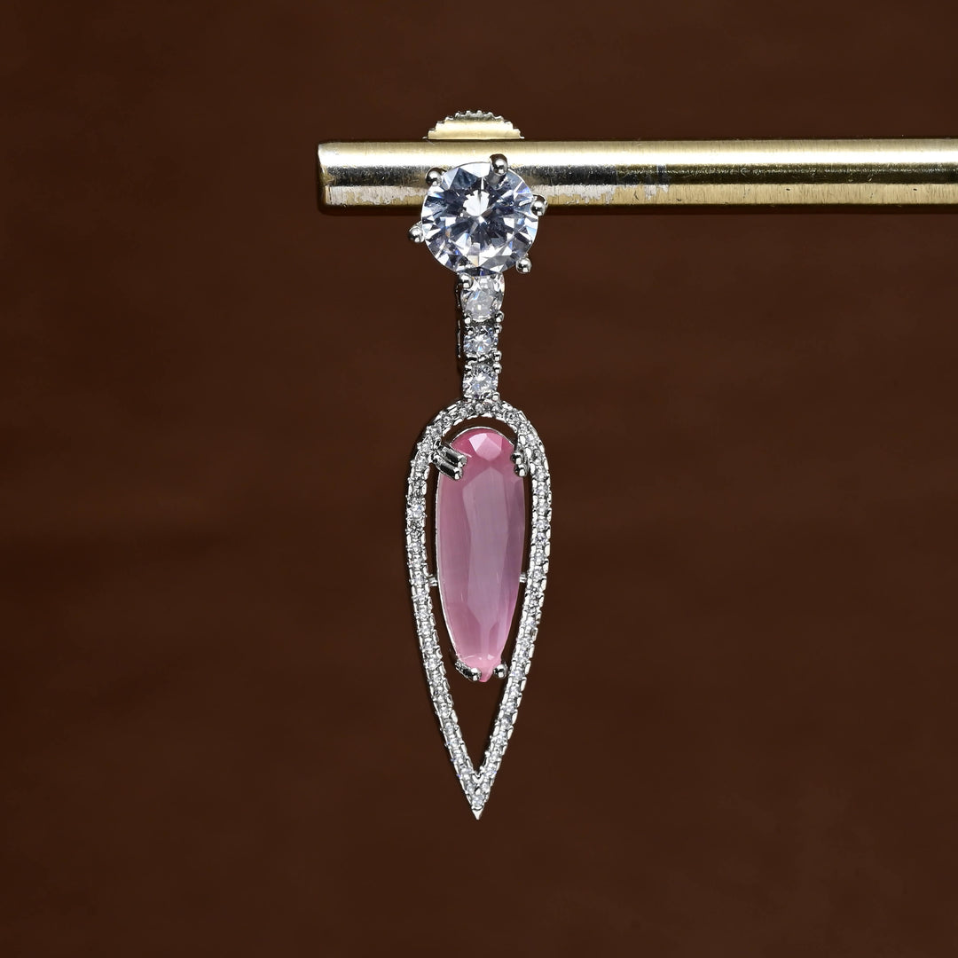 CZ Diamond Finish Earrings